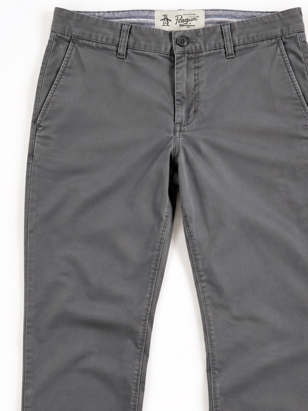 Original Penguin Gray Slim Chino Pants